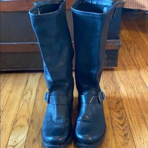 Frye Veronica Slouch Black Boot